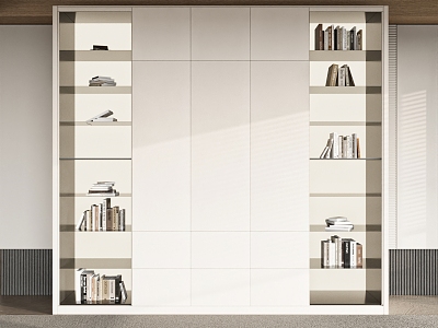 Modern bookcase model