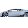 Sleek Silver Sports Car Featuring Modern Design Sporty Exterior And Large Alloy Wheels