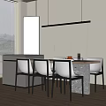Minotti Bar Minimal Bar Casual Bar 3d model