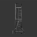 Tall Multi Level Metal Scaffolding Structure With Support Platform Frames