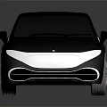 Modern Black Sedan Featuring Sleek Body Reflective Finish Stylish Front Design And Black Rims