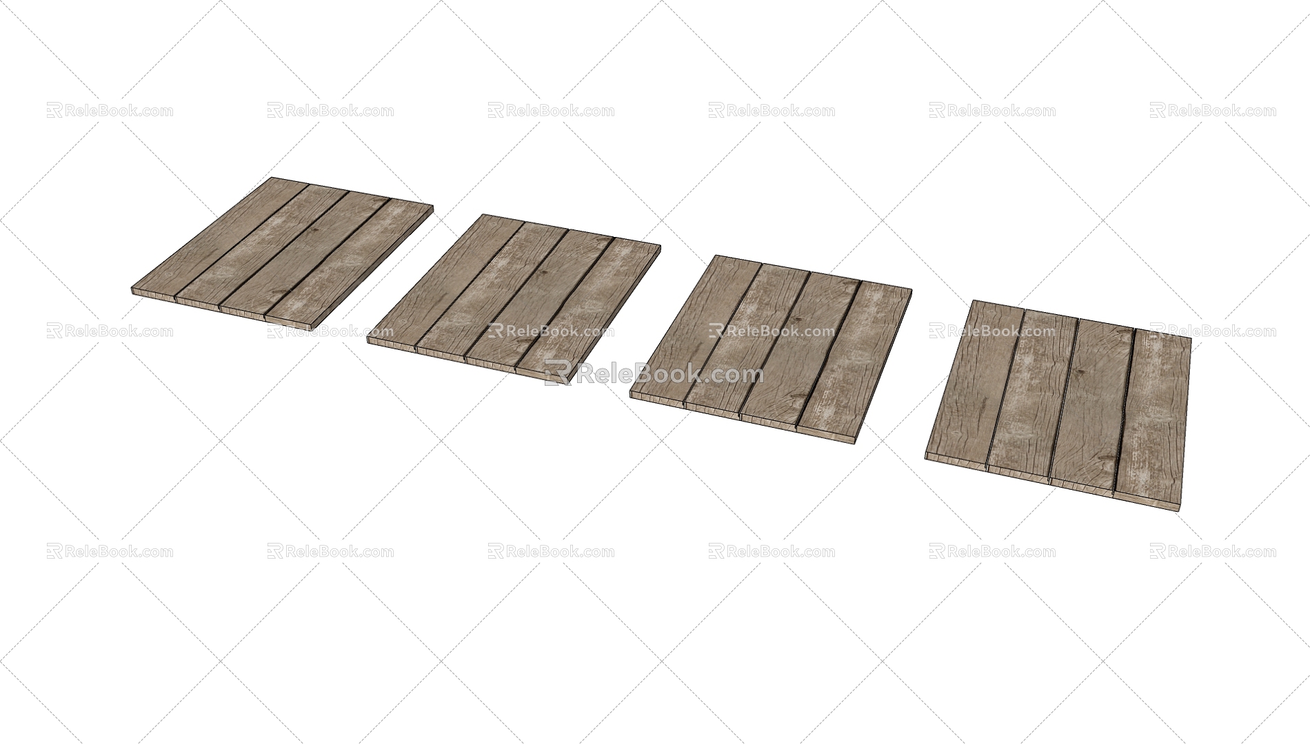 Plank 3d model