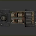 Vintage Open Top Military Vehicle With Metallic Body Detailed Wheels And Reflective Surface