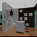 Kemflo Showroom Interior Design With Reception Counter Display Shelves And Lighting