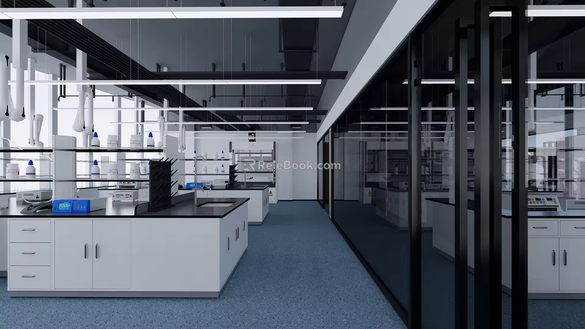 Modern Laboratory 3d model