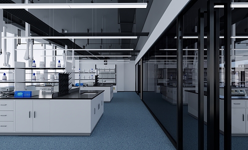 Modern Laboratory 3d model