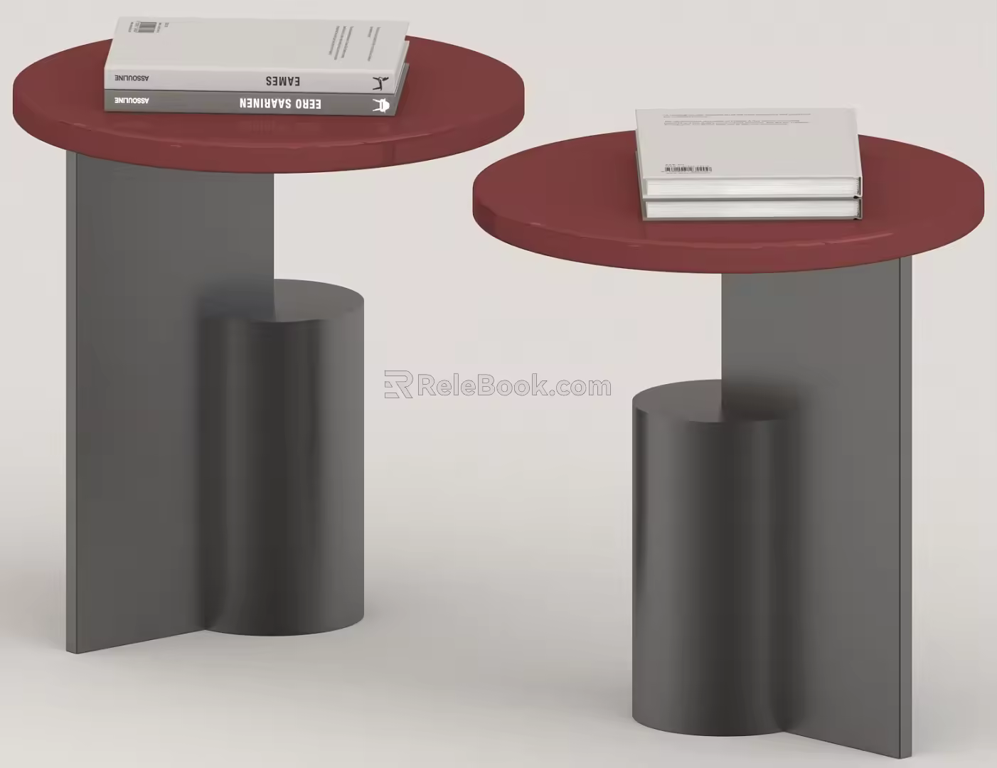 Mobile Side Table Rack Small Table 3d model