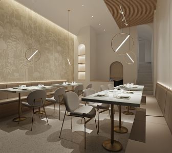 Modern Restaurant 3d model