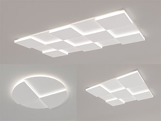 modern ceiling lamp 3d model