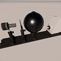 optical bench 3d model