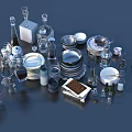 Stylish Complete Dinnerware Set With Plates Bowls Cups Glassware And Trays