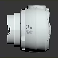 Sony Cyber-shot 5.1 Megapixels Silver Digital Camera With Lens And Buttons