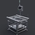 Cross Rotary Weighing Machine 3d model
