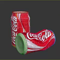 Modern Coca-Cola Beverage 3d model