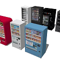 Modern vending machine beverage machine 3d model