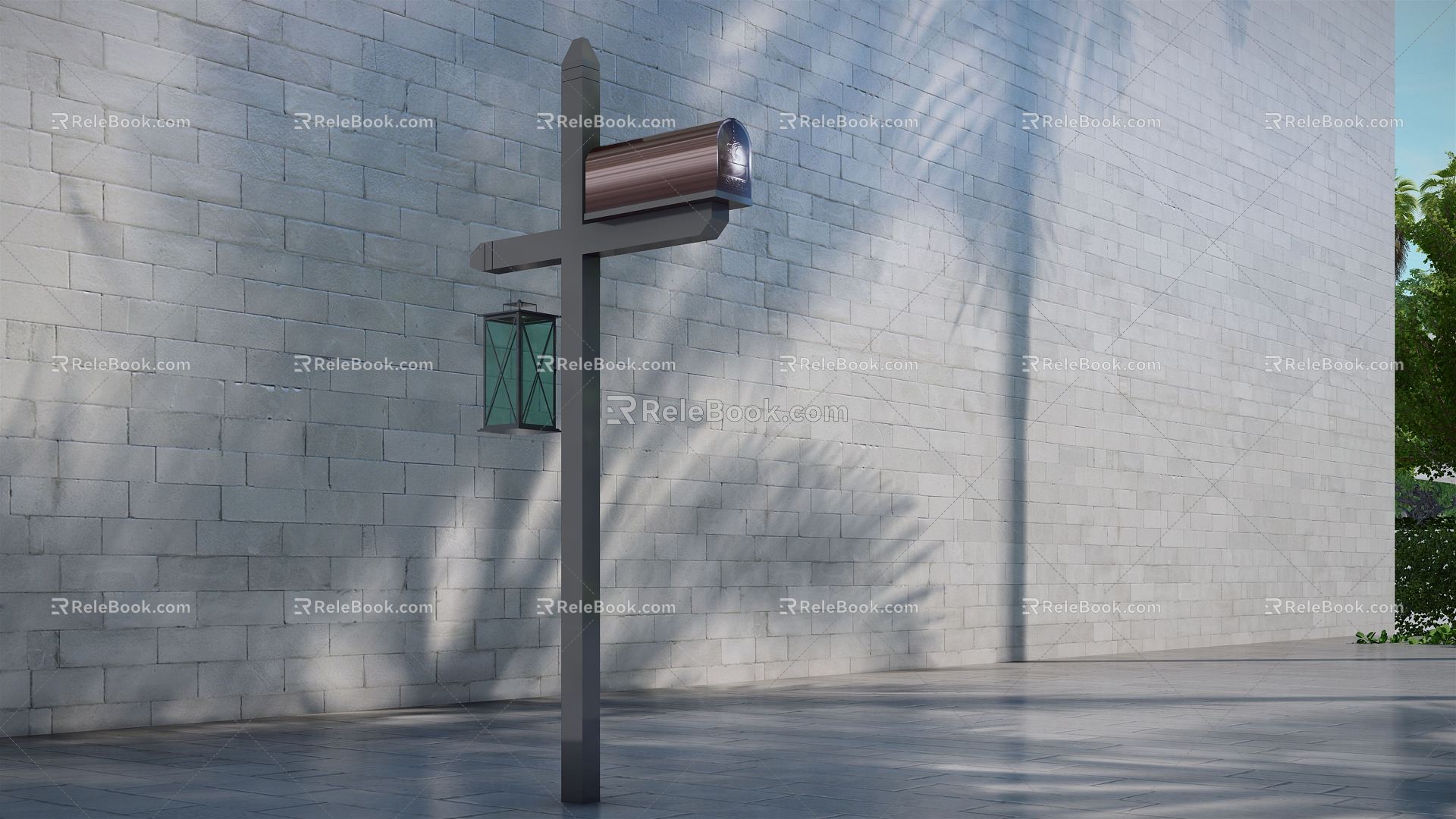 Modern mailbox mailbox mailbox 3d model