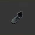 Gray High Top Tactical Boots With Lace Up Design And Durable Slip Resistant Sole