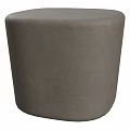 Concrete Stool with Round Cylindrical Shape and Textured Surface for Modern Home Decor 3d model