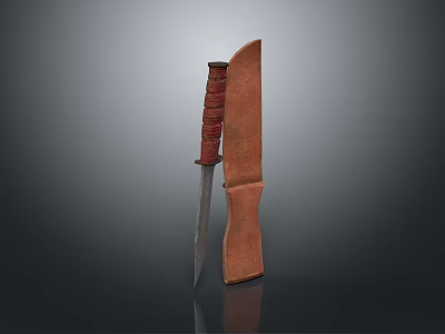 Dagger Sword Knife Bayonet Pickknife Magic Dagger Magic Knife Wooden Knives for Protection Outdoor Knife 3d model