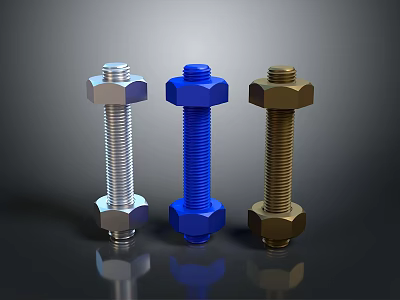 Stylish Modern Lighting Combination With Silver Blue Gold Lamps For Interior Decor 3d model