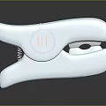 White Modern Stapler With Sleek Design For Home Office Daily Supplies