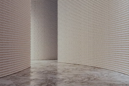 Modern background wall stone background 3d model