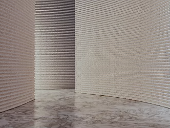 Modern background wall stone background 3d model