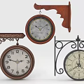 wall clock pendant clock 3d model