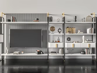 Modern Storage Rack 3d model