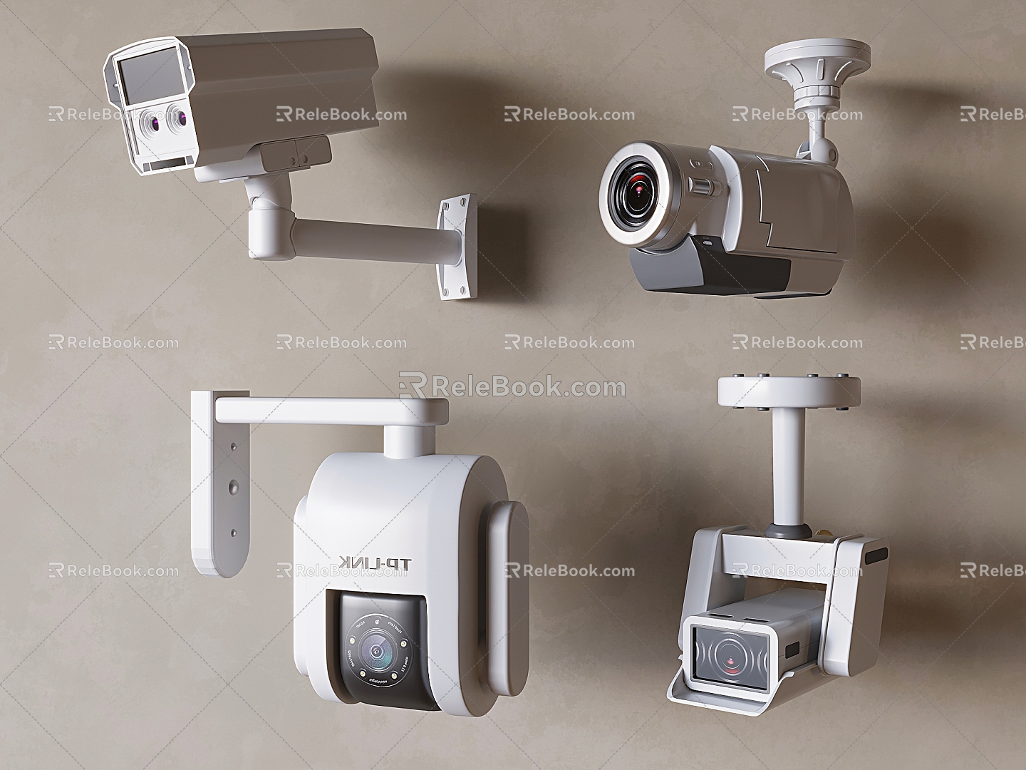 Surveillance Camera Monitor Monitoring Equipment Infrared Camera Security Monitoring Probe model