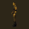 Game Movie Character Male Vintage Style With Mustache Vest Shirt Pants
