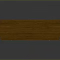 Light Brown Wooden Bench With Carved Backrest And Storage Drawer On Dark Background With Reflection