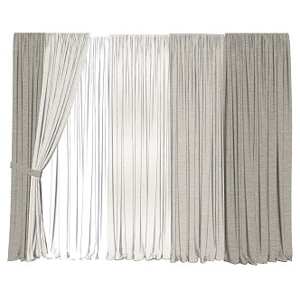 Curtains 3d model