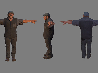 Modern Man Male Sub-era 3d model