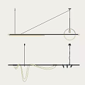 Modern Pendant Light Designs With Sleek Metal Frames And Geometric LED Illumination
