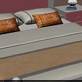 Pink White Double Bed With Yellow Pillows Pink Nightstands White Lamps Window Curtains Herringbone Flooring