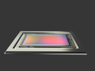 High Performance Mobile Phone Digital Chip With Advanced Circuitry And Colorful Core Design 3d model