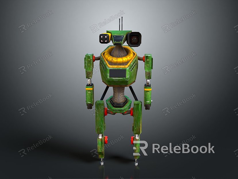 Robot Robot Assistant Small Robot Robot Butler Robot Butler Figure Game Figure model