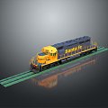 vintage train steam train train carriage locomotive head steam car carriage train vehicle 3d model