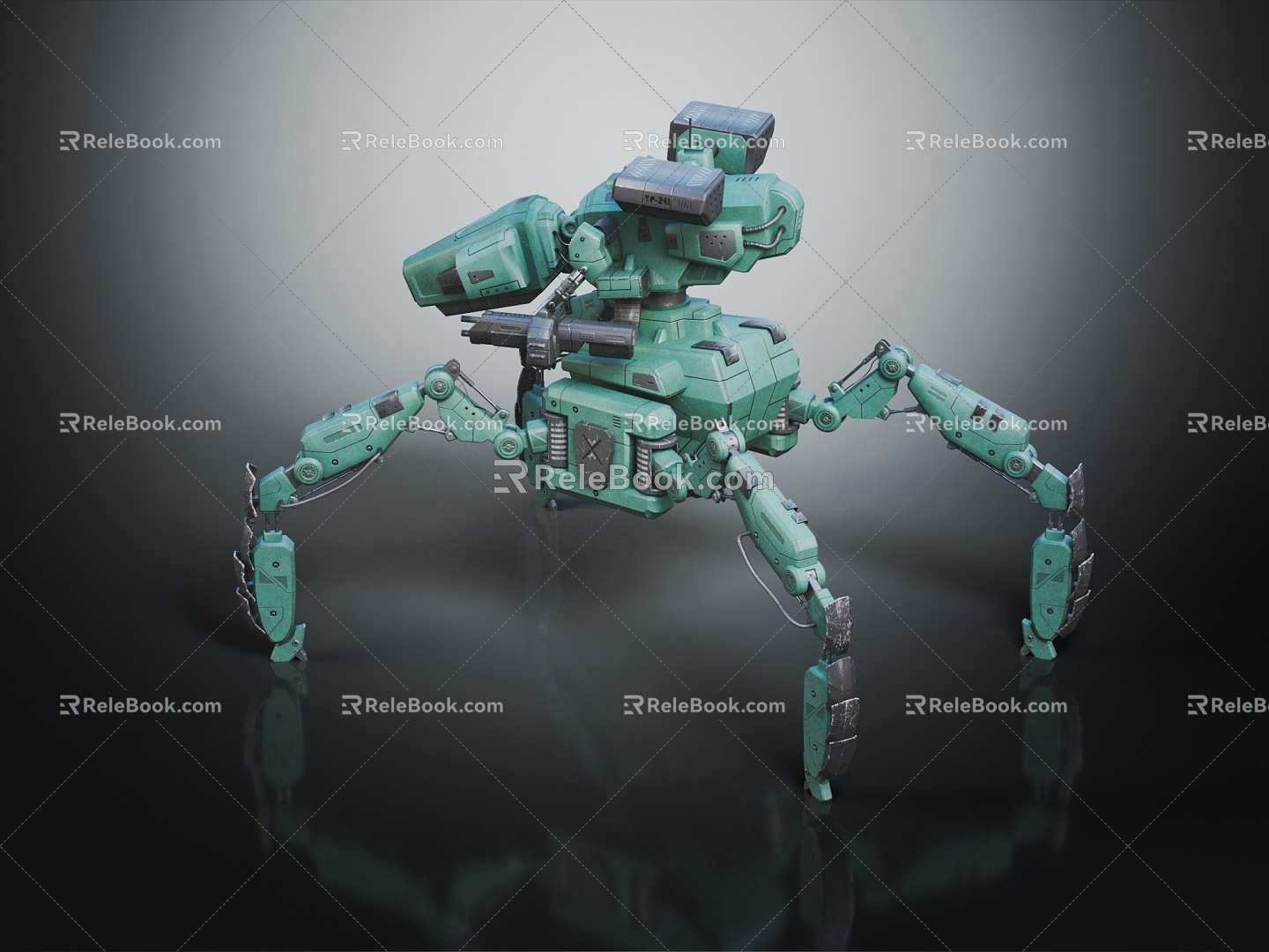 Modern Robots 3d model