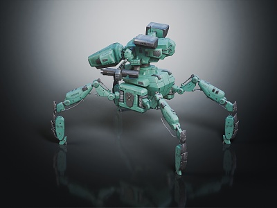 Modern Robots 3d model