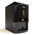 Black Kofrich Kitchen Water Dispenser With Control Panel And Colored Function Buttons 3d model