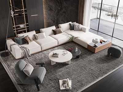 Modern Sofa Coffee Table Combination Sofa Coffee Table model