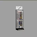 Multi layer Metal Display Shelf For Retail Holding Colorful Car Wiper Blades