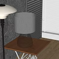Table lamp table lamp side 3d model