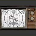 Vintage TELE Brand Television With Wooden Frame And Knob Controls