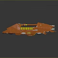 Modern Fighter Sci-fi Transporter Sci-fi Fighter Sci-fi Fighter 3d model