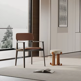 Modern Dining Chair 3d model