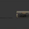 Retro Household Floppy Disk Drive With Beige Casing And Colorful Labeled Floppy Disks