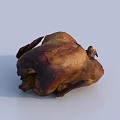Golden Crispy Roast Chicken With Juicy Meat And Perfectly Browned Skin